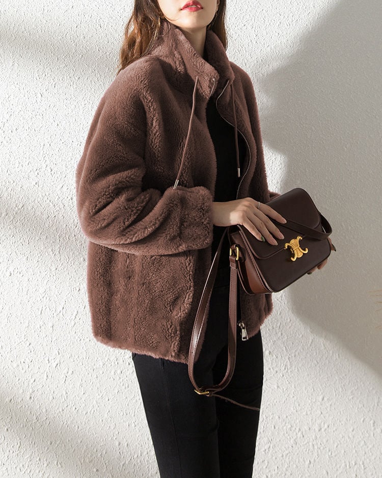 Maëlle™ | Manteau Matelassé à Col Montant