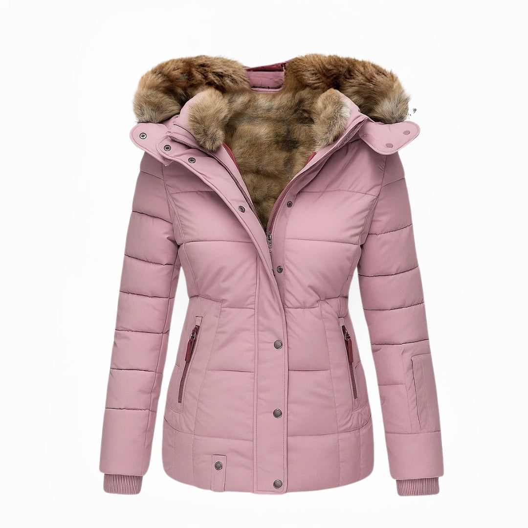 Maude™ | Manteau d'hiver doublé de fourrure