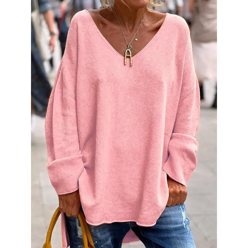 COLETTE™ | BLOUSE ÉLÉGANTE À COL EN V DÉCOLLETÉ
