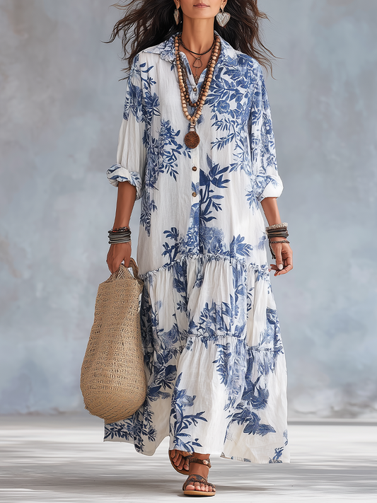 Florence™ | Robe Maxi Fleurie & Légère