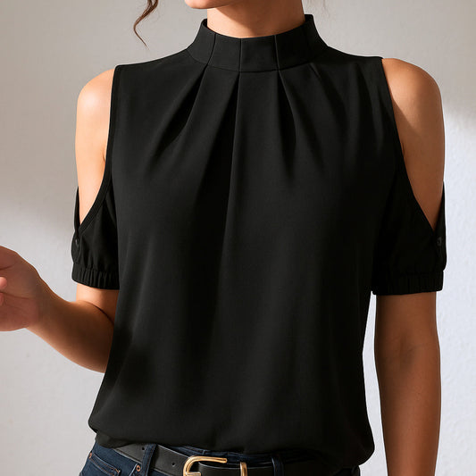 Rosalie™ | BLOUSE PLISSÉE ÉLÉGANTE À MANCHES FENDUES