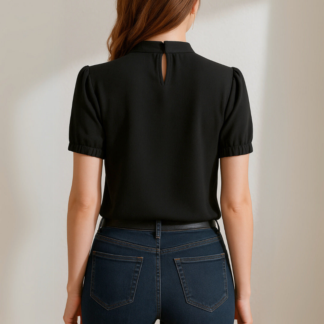 Rosalie™ | BLOUSE PLISSÉE ÉLÉGANTE À MANCHES FENDUES
