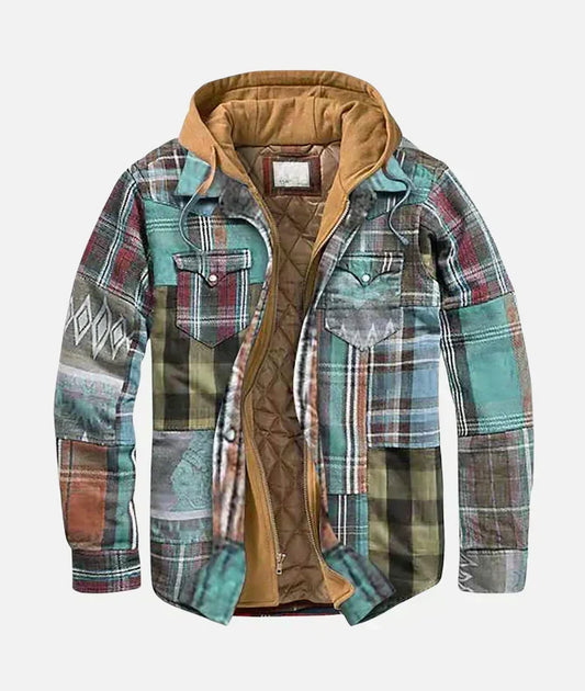 Louis™ | Veste patchwork à carreaux