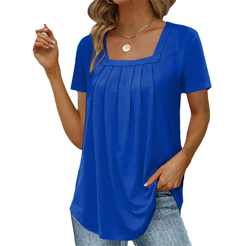 Yahna™ | BLOUSE PLISSÉE DÉCONTRACTÉE