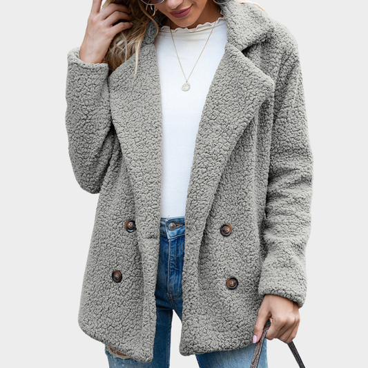 Helena™ | Manteau Teddy à Col