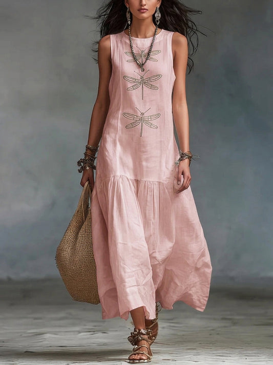 Elena™ | Robe Maxi Sans Manches
