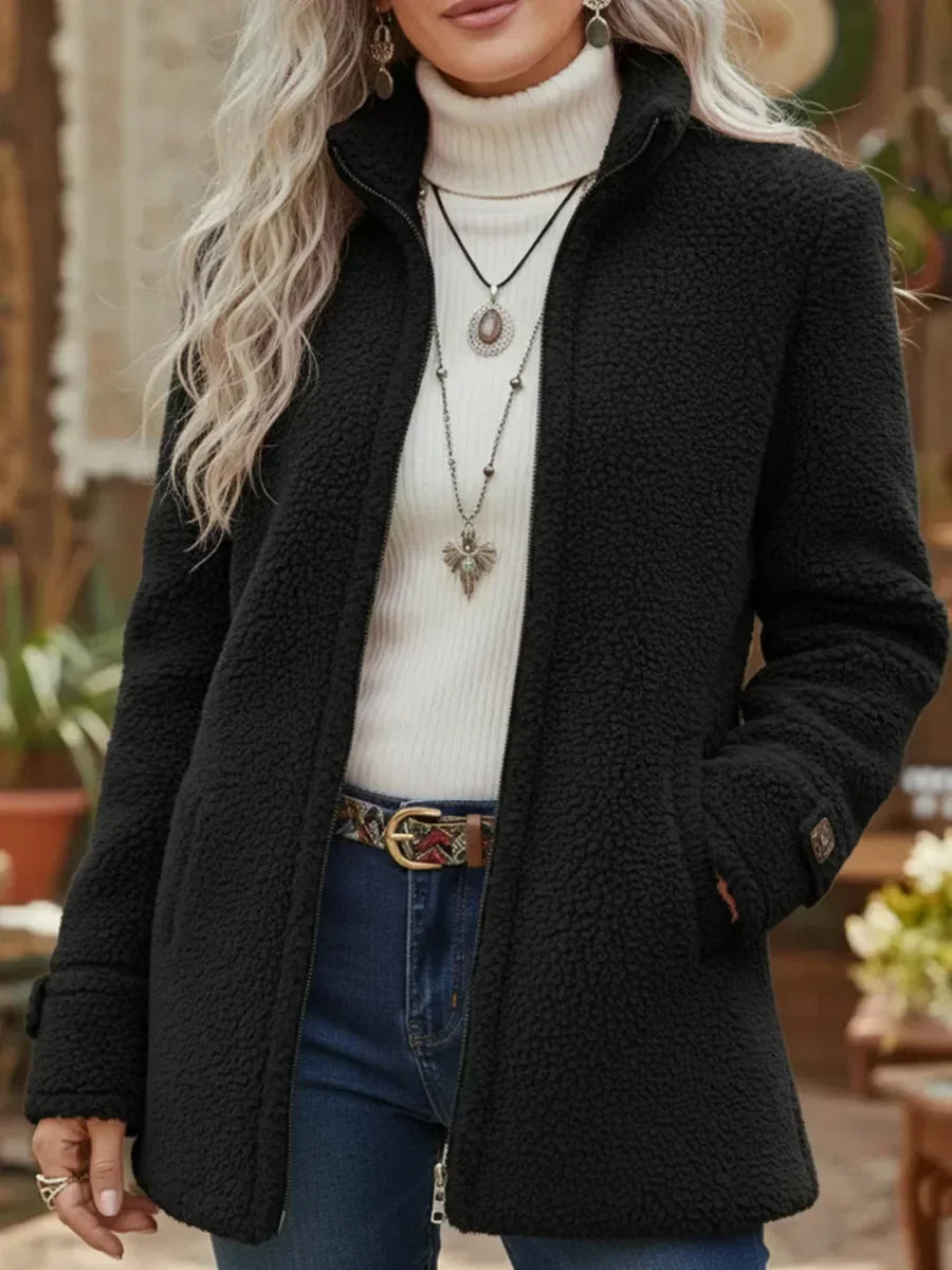 Colette™ | Veste douce et élégante à fermeture zippée