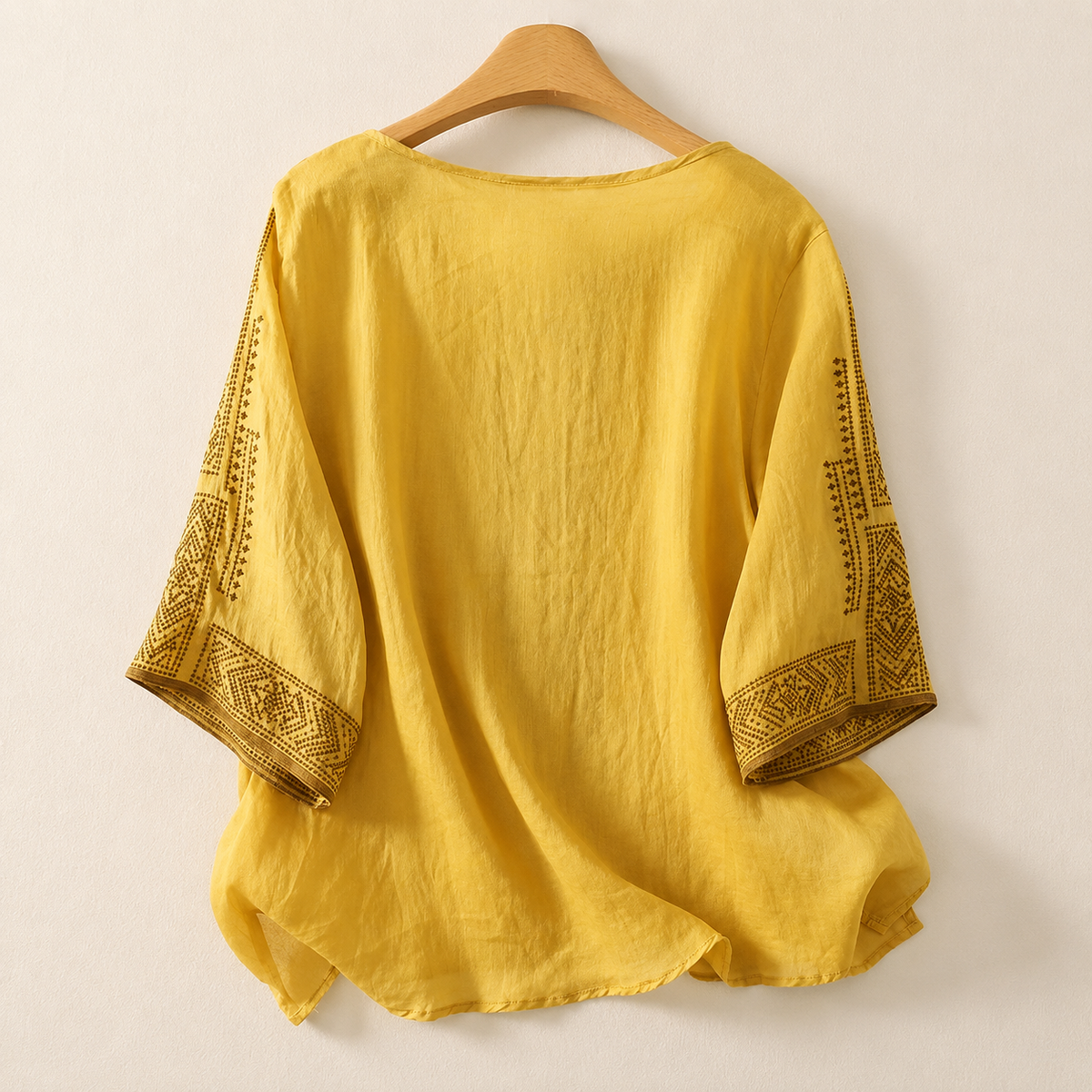 Monica™ | Blouse en Coton Lin