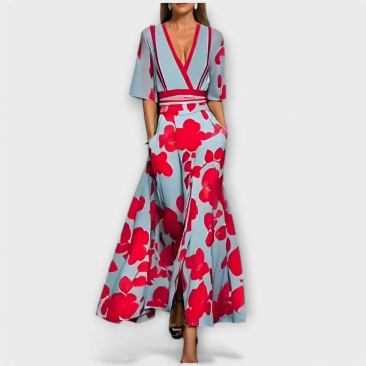 Flora™ | Élégante Robe à Fleurs