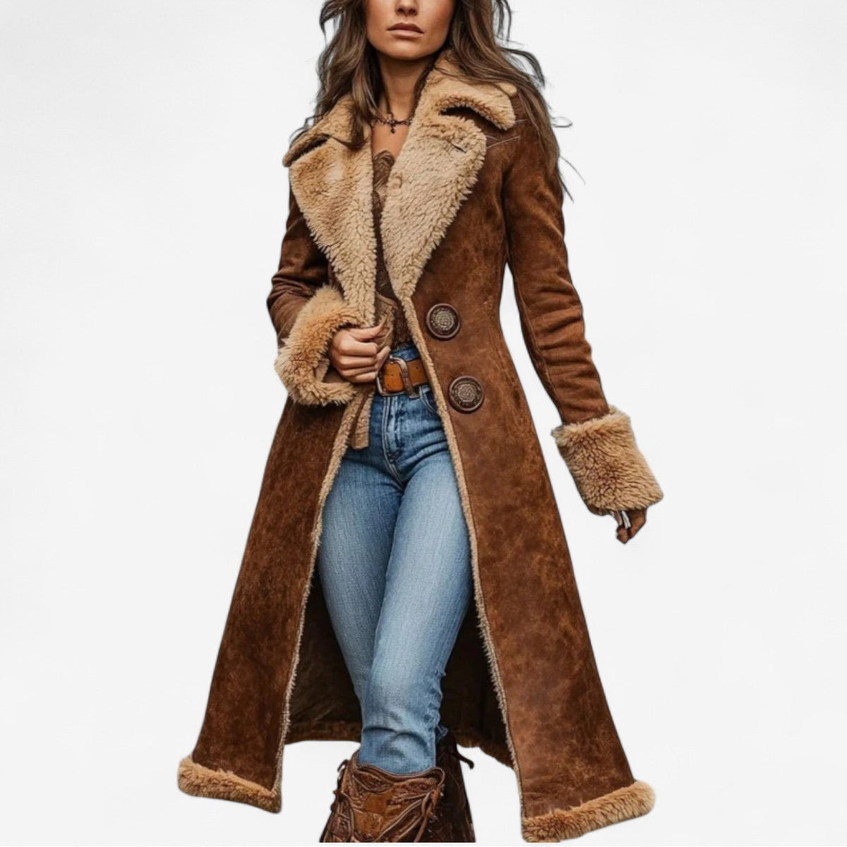 Fiora™ | Manteau d'hiver long et élégant