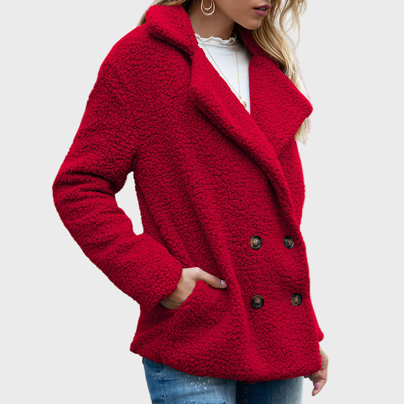 Helena™ | Manteau Teddy à Col