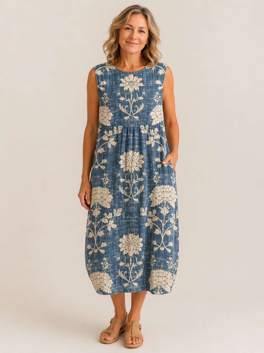 Vanessa™ | Robe midi bohème élégante et fluide