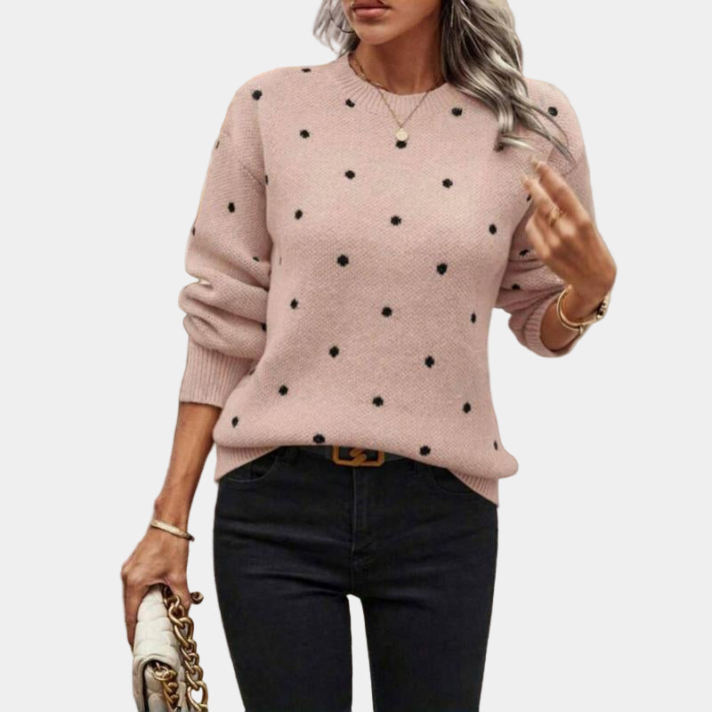 Herra™ | Pull en Tricot à Pois Sophistiqué