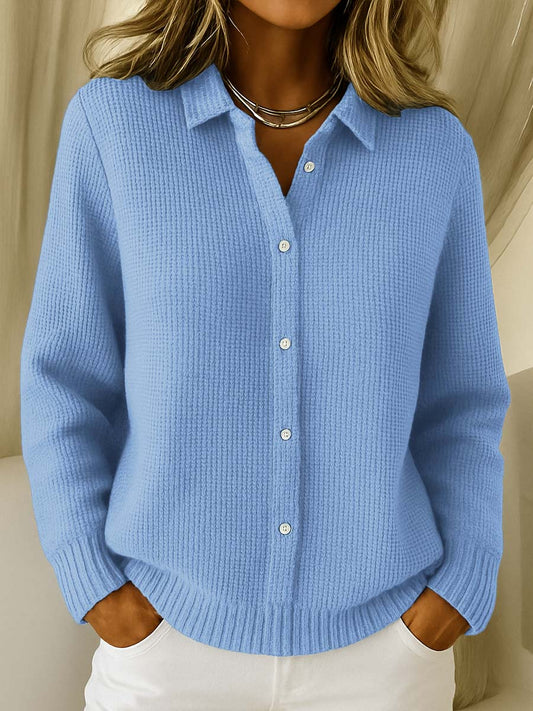Laura™ | Cardigan Classique Tricoté à Boutons