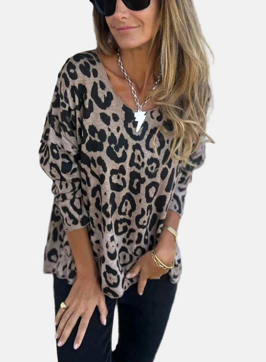 Cyrene™ | Blouse Imprimé Léopard