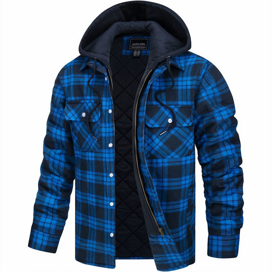 Rémi™ | Veste zippée à carreaux pour un look moderne et hivernal