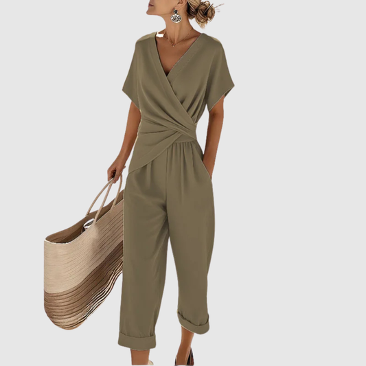 Alisson™ | Combinaison Chic Drapée Femme