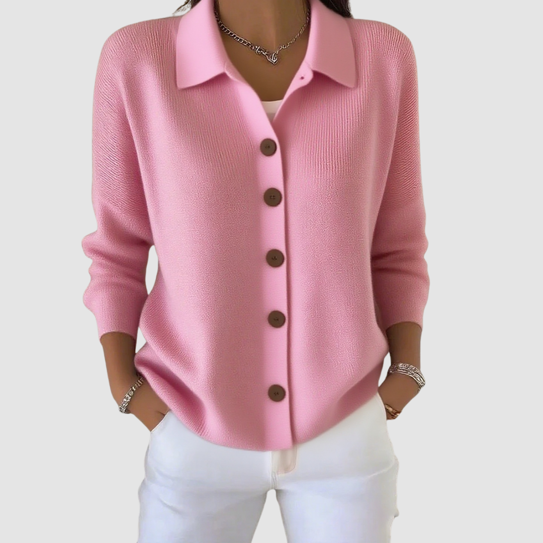 Chloé™ | Cardigan en tricot boutonné