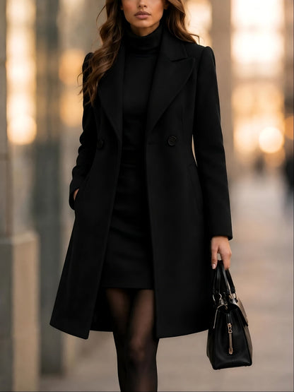Sophia™ | Manteau croisé ajusté