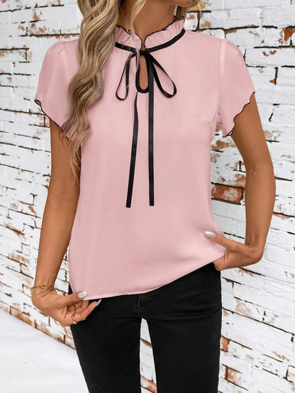 Sherry™ | BLOUSE À MANCHES VOLANTES ÉLÉGANTES