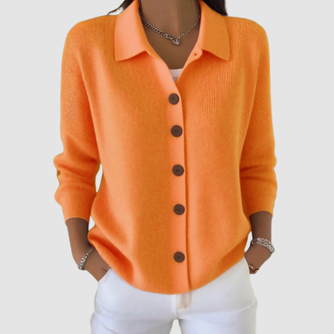 Chloé™ | Cardigan en tricot boutonné