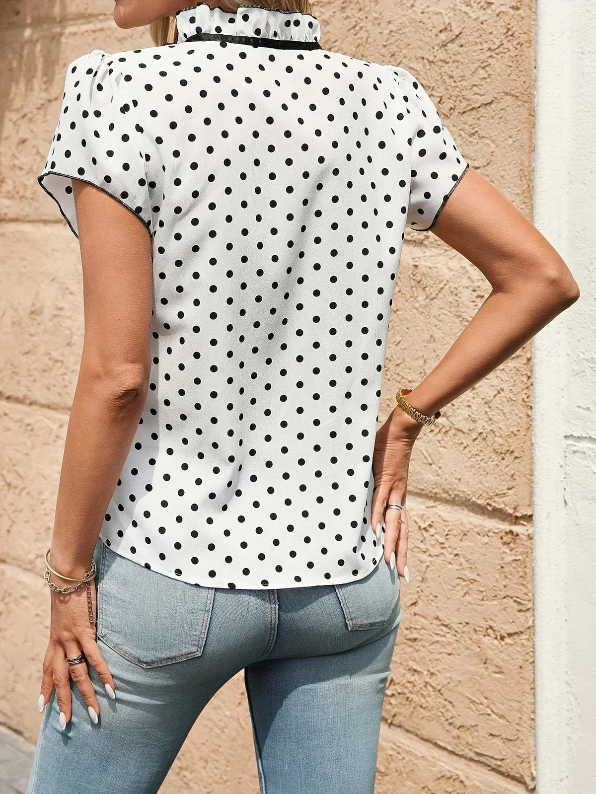 Sherry™ | BLOUSE À MANCHES VOLANTES ÉLÉGANTES