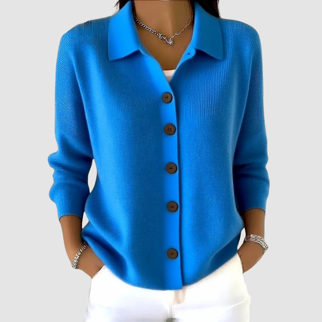 Chloé™ | Cardigan en tricot boutonné