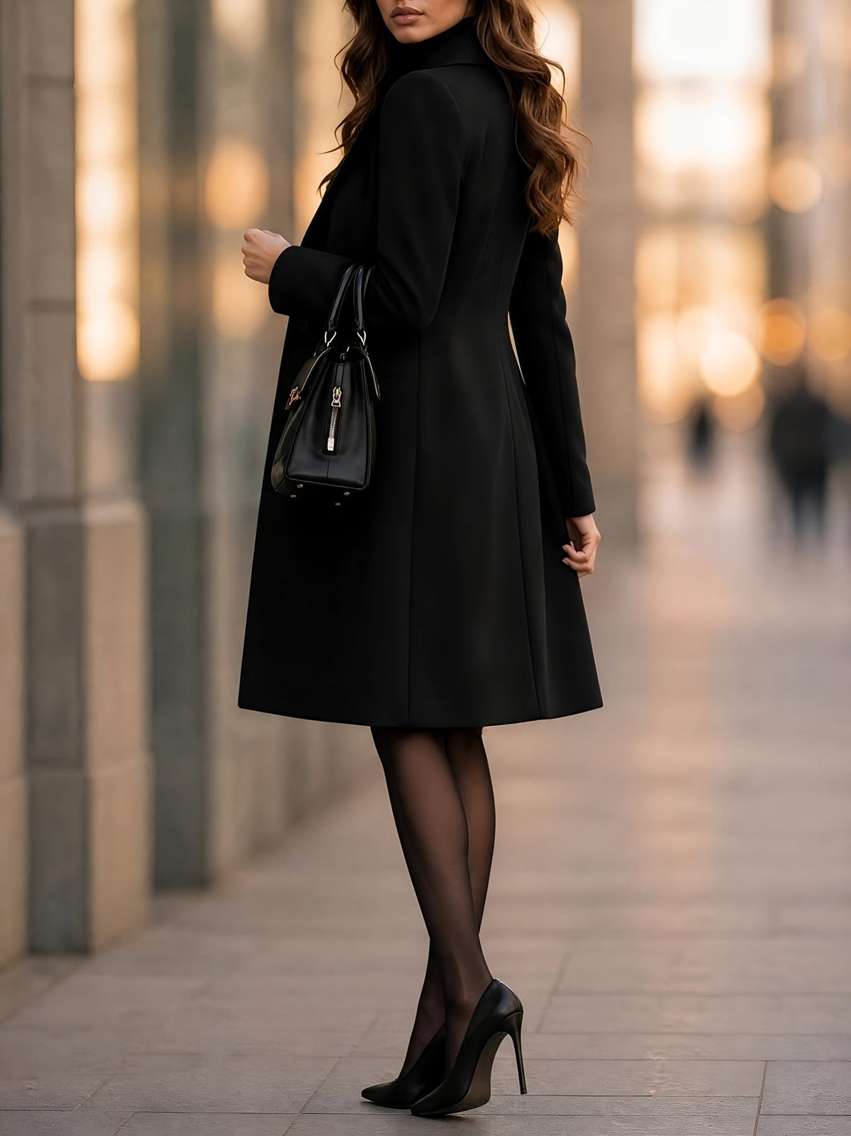 Sophia™ | Manteau croisé ajusté