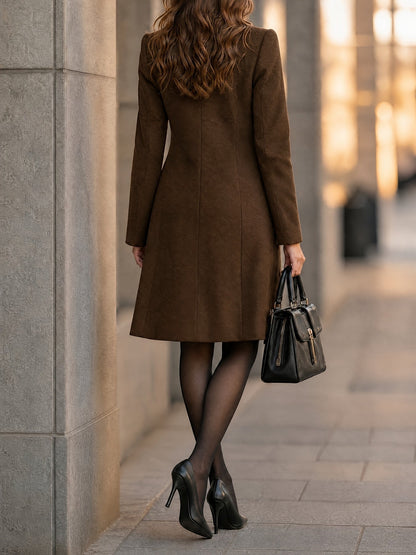 Sophia™ | Manteau croisé ajusté