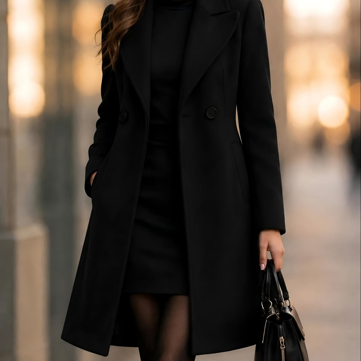 Sophia™ | Manteau croisé ajusté