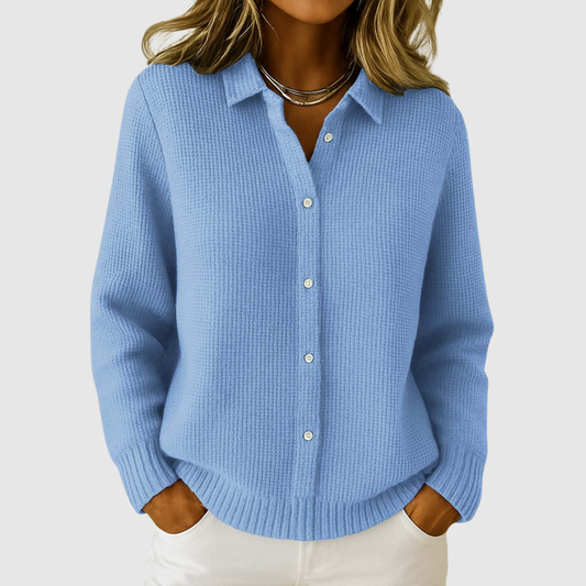 Laura™ | Cardigan Classique Tricoté à Boutons