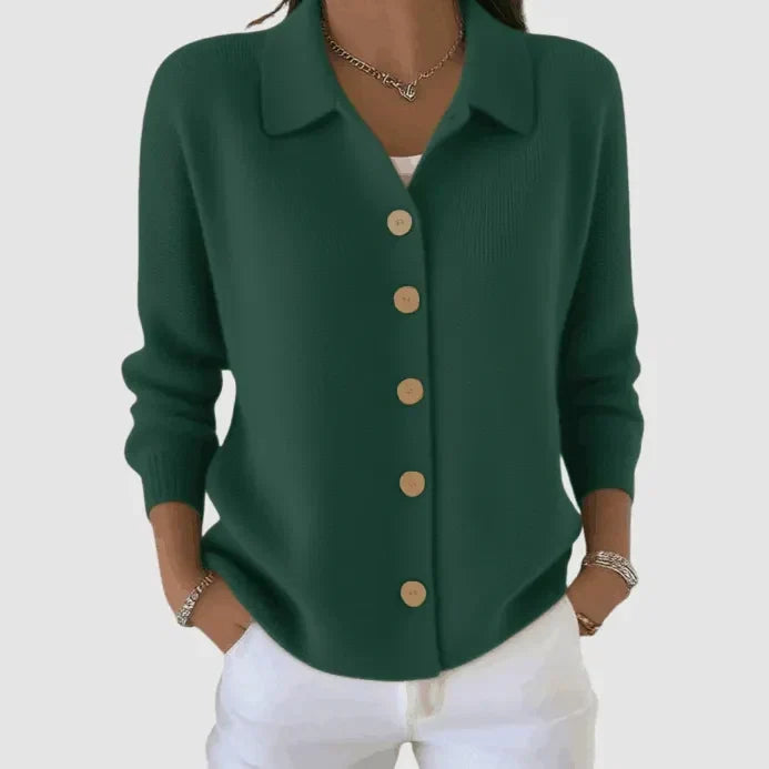 Chloé™ | Cardigan en tricot boutonné