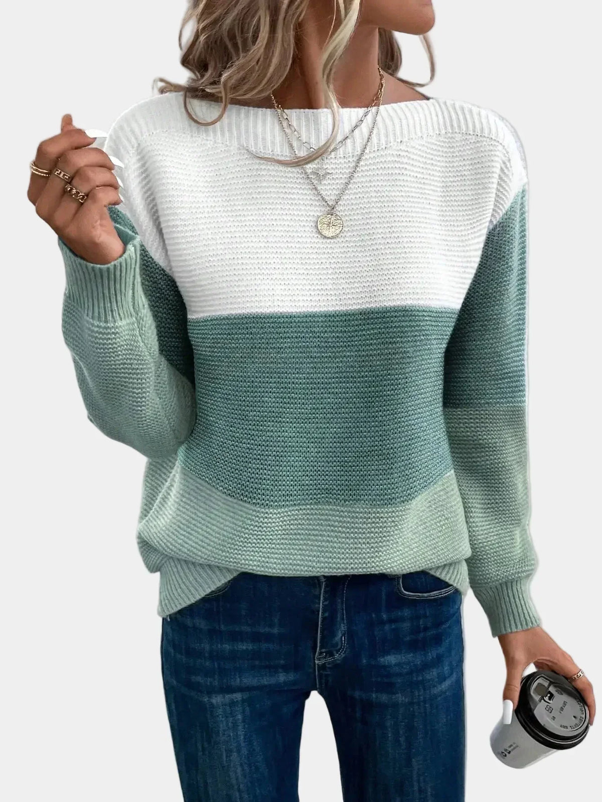 Jasmine™ | Pull Tricoté Ombre Stylé