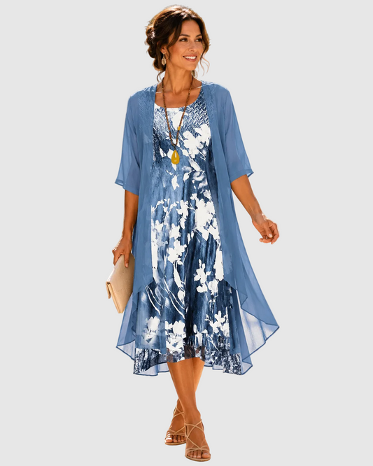 Sabine™ | Robe Deux Pièces avec Voile