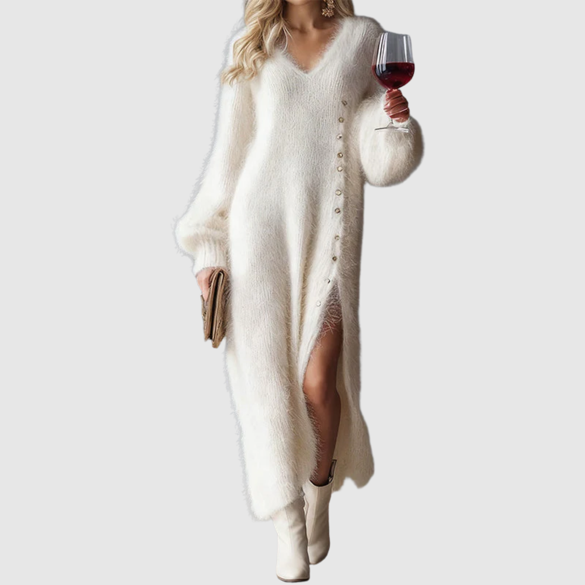 Kyrae™ | Robe Pull Chic et Décontractée